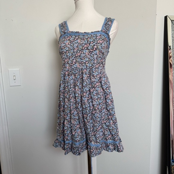 American eagle ditsy floral mini sundress cottagecore S - Picture 3 of 6